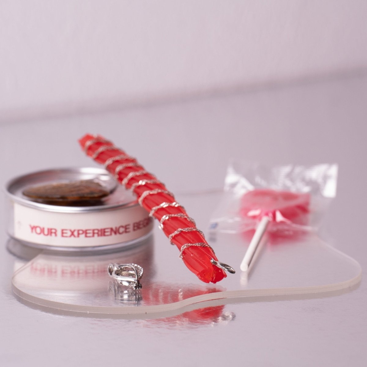 Collar con perla natural sorpresa Experiencia Diamond Heart - regalo original mujer